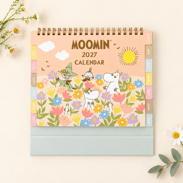Moomin 2027 Floral Desk Calendar
