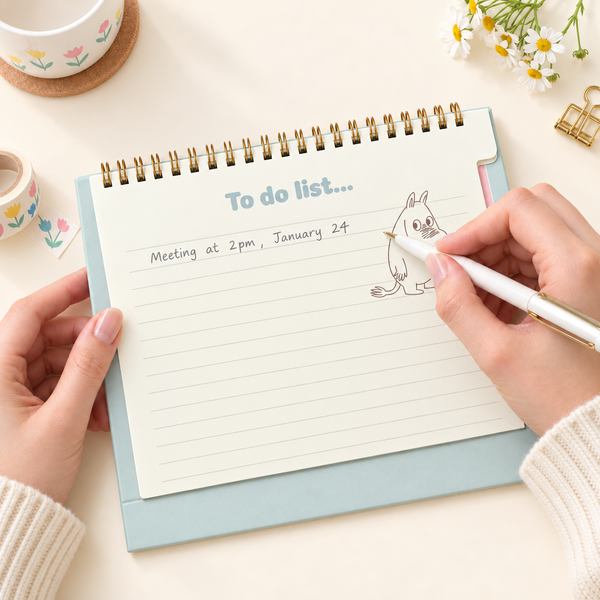 Moomin 2027 Floral Desk Calendar