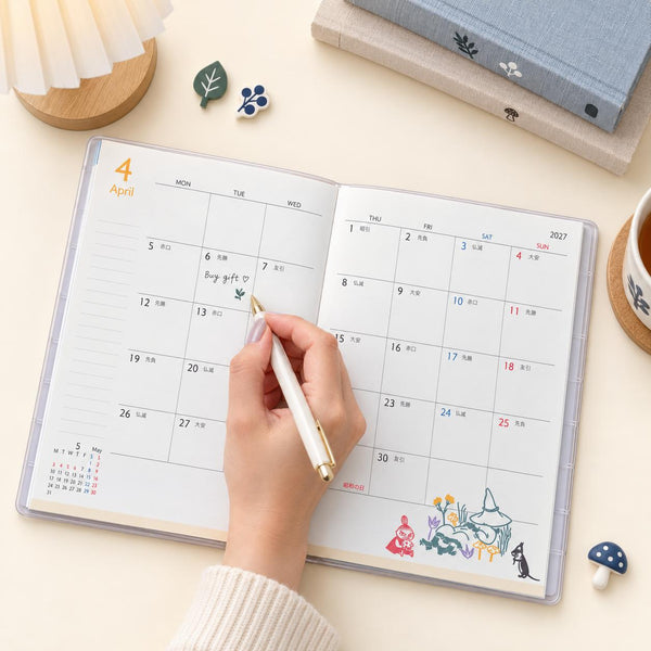 Moomin 2027 Schedule Book - Blue
