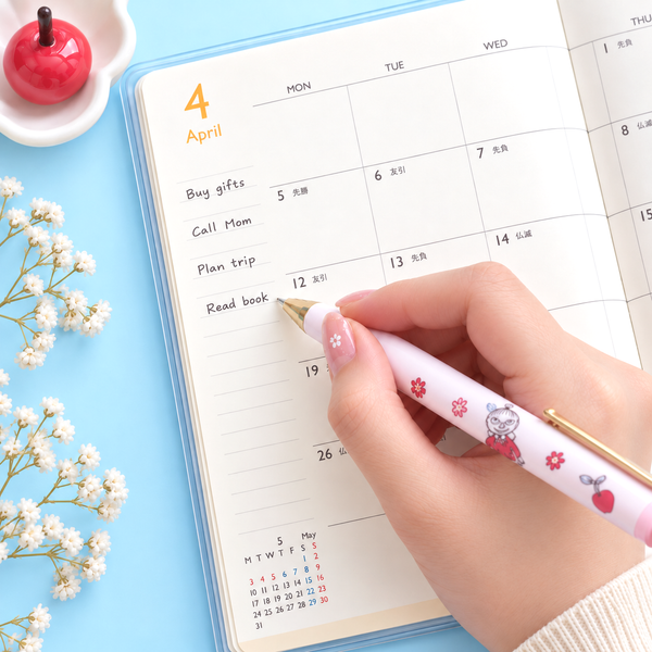 Moomin 2027 Schedule Book - Pink