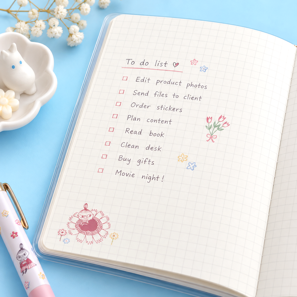 Moomin 2027 Schedule Book - Pink