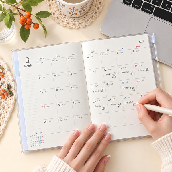 Moomin 2027 Schedule Book - White