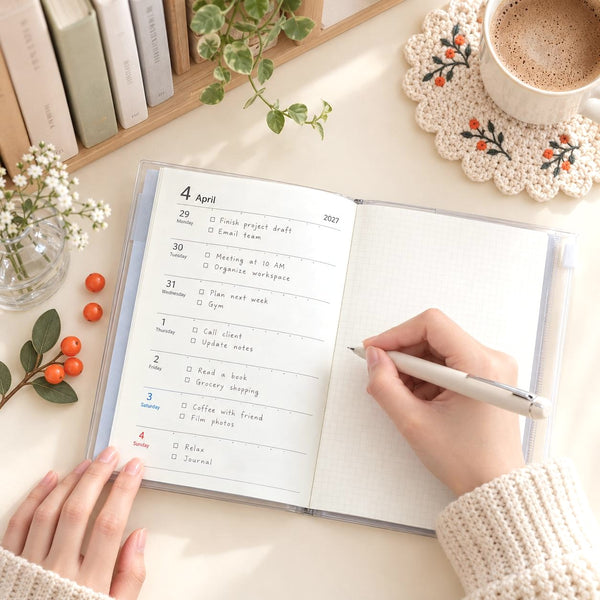 Moomin 2027 Schedule Book - White