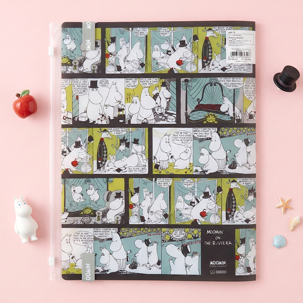 Moomin A4 Clear Book - Moomin On The Riviera