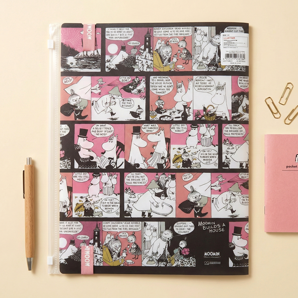 Moomin A4 Clear Book - Moomin Builds A House