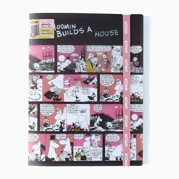 Moomin A4 Clear Book - Moomin Builds A House