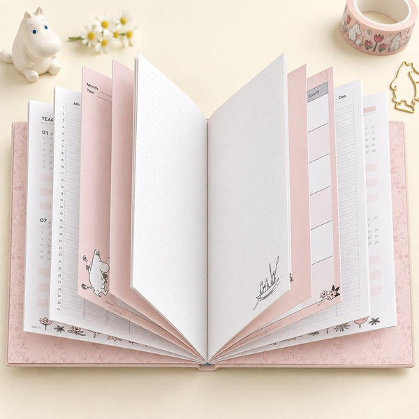 Moomin Valley A5 Undated Planner & Journal