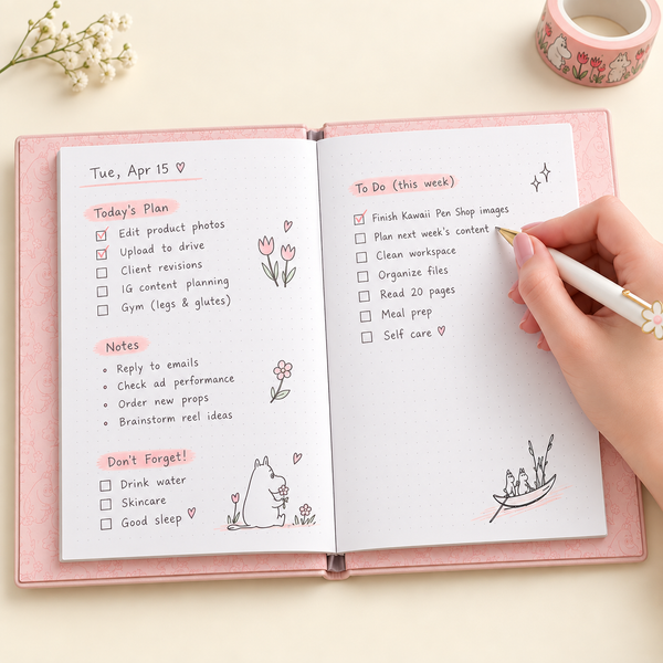 Moomin Valley A5 Undated Planner & Journal