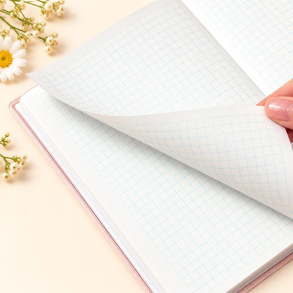 Moomin A6 Mini Grid Notebook with Clear Cover