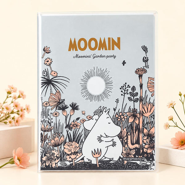 Moomin A6 Mini Grid Notebook with Clear Cover