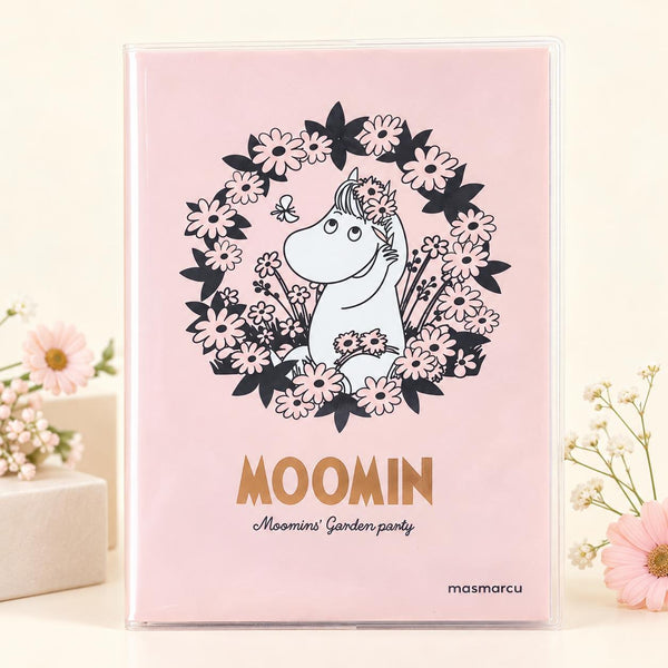 Moomin A6 Mini Grid Notebook with Clear Cover
