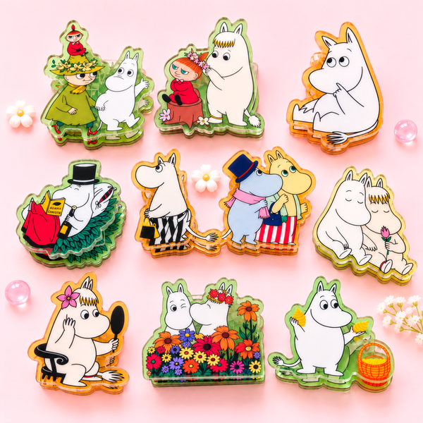 Moomin Acrylic Paper Clips