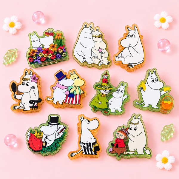 Moomin Acrylic Paper Clips