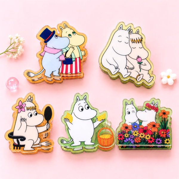 Moomin Acrylic Paper Clips