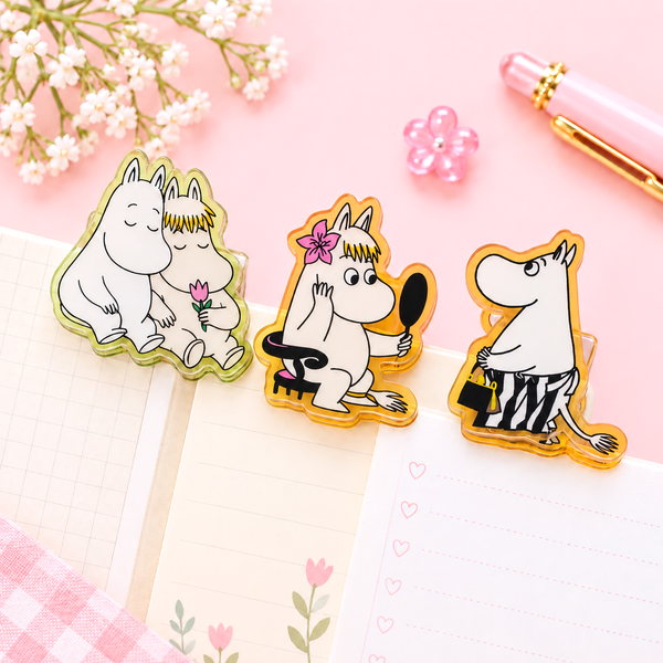 Moomin Acrylic Paper Clips