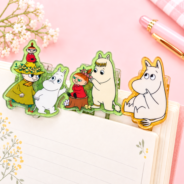 Moomin Acrylic Paper Clips