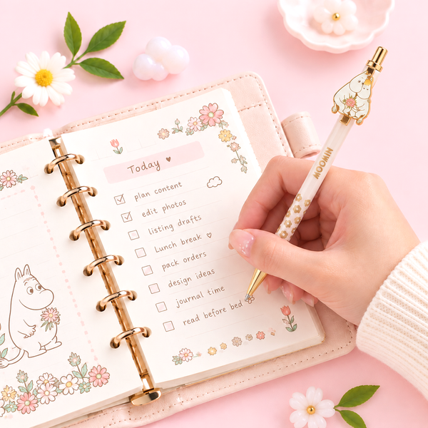 Moomin Atelier Gift Box Metal Gel Pen