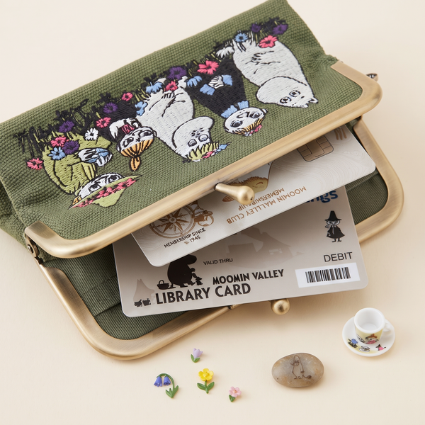 Moomin Embroidered Kiss-Lock Pouch - Limited Storybook Series