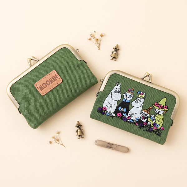 Moomin Embroidered Kiss-Lock Pouch - Limited Storybook Series
