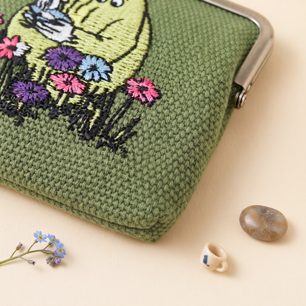 Moomin Embroidered Kiss-Lock Pouch - Limited Storybook Series
