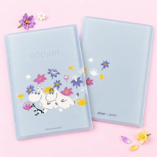 Moomin Meet You A4 Refillable Notebook - Flower Crush - 60 Sheets + Dividers