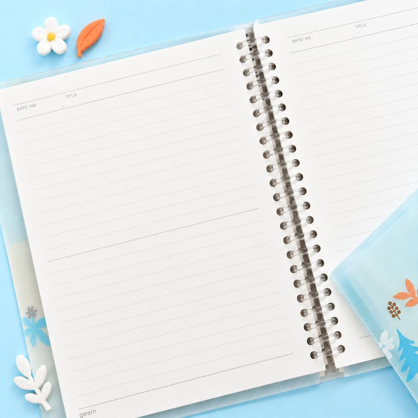 Moomin Meet You A4 Refillable Notebook - Forest Walk - 60 Sheets + Dividers