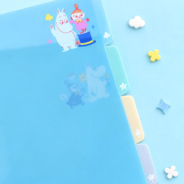 Moomin Meet You A4 Refillable Notebook - Forest Walk - 60 Sheets + Dividers