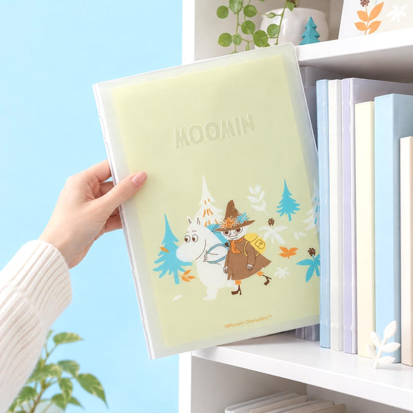 Moomin Meet You A4 Refillable Notebook - Forest Walk - 60 Sheets + Dividers