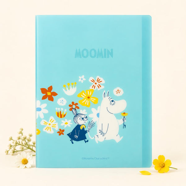 Moomin Meet You A4 Refillable Notebook - Little Trouble - 60 Sheets + Dividers