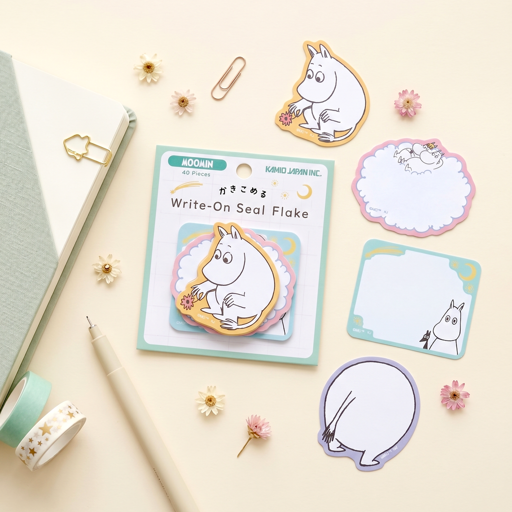 Moomin Writing Moomin Write-On Stickers - Moomin Dreams | Kawaii Pen Shop