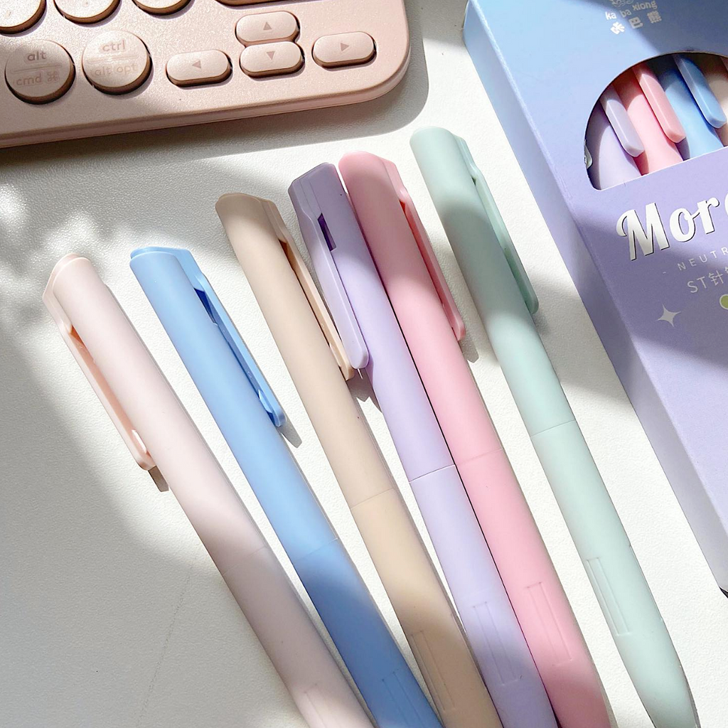 Colorful Pen Set Morandi Neutral Color Pen Set | Kawaii Pen Shop