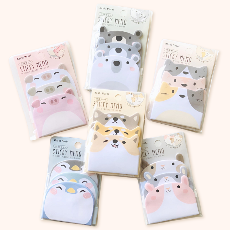 Cute Sticky Notes Cartoon Cute Sticky Notes Personalized Sticky Notes ...