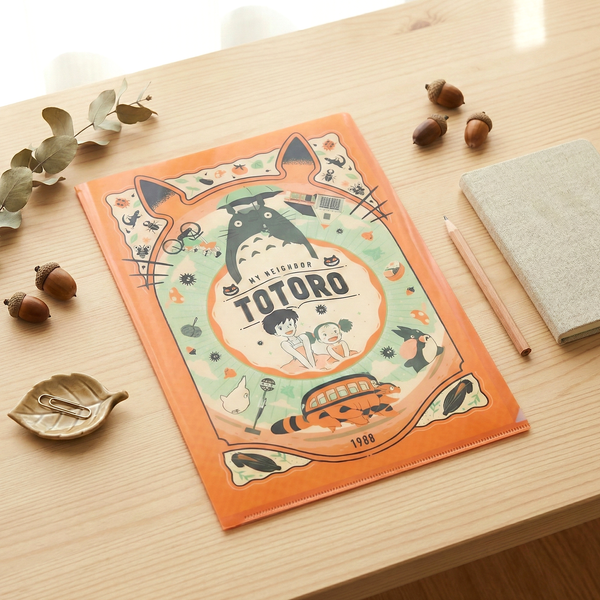 Movic Retro Frame Clear Folder - My Neighbor Totoro