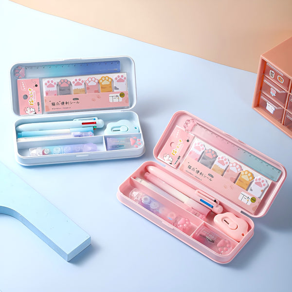 My Cute Essentials Pencil Box - Set of 9 Items