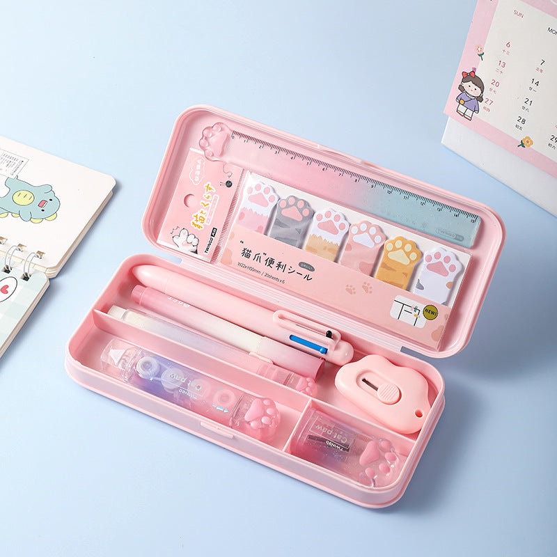 My Cute Essentials Pencil Box - Set of 9 Items | Kawaii Pen Shop
