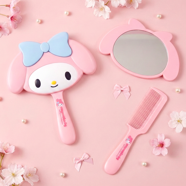 Sanrio Mirror + Comb Vanity Set - My Melody