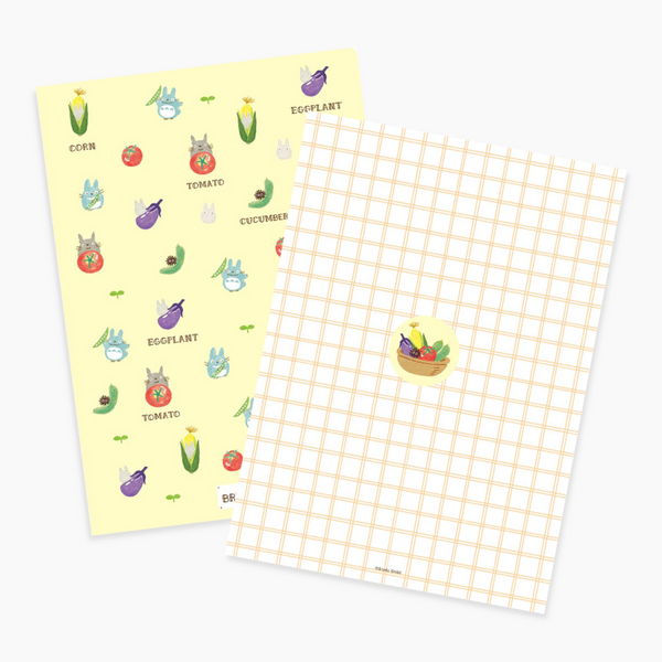 My Neighbor Totoro A4 Clear Folder - Vegetables