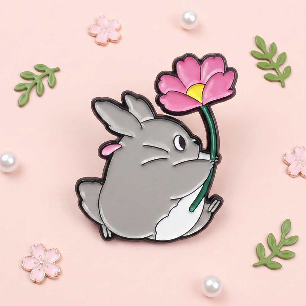 My Neighbor Totoro Blossom Enamel Pin