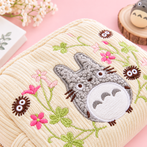 My Neighbor Totoro Embroidered Pouch