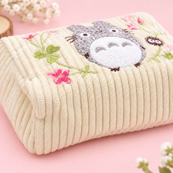 My Neighbor Totoro Embroidered Pouch