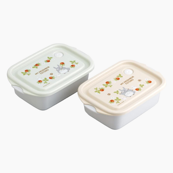 My Neighbor Totoro Food Containers - Set of 2 - Strawberries