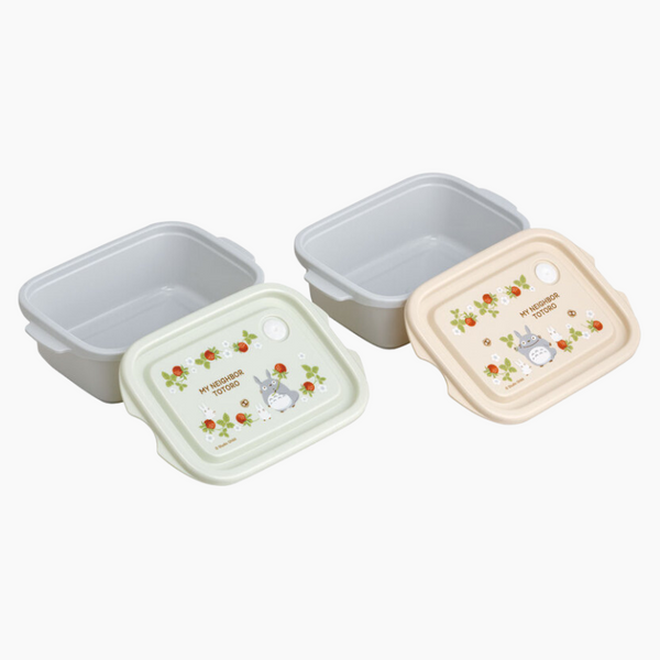 My Neighbor Totoro Food Containers - Set of 2 - Strawberries