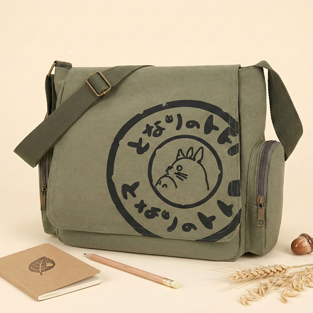 My Neighbor Totoro Canvas Messenger Bag