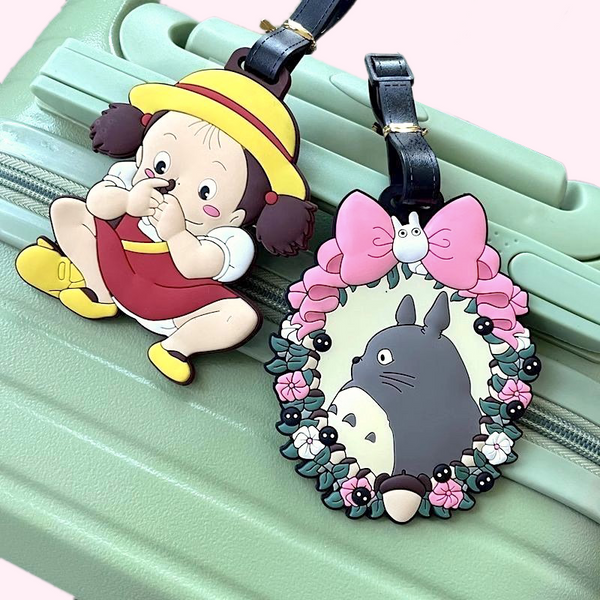 My Neighbor Totoro Travel Luggage Name Tag – Floral Frame