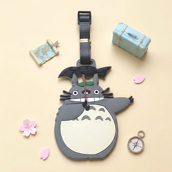 My Neighbor Totoro Travel Luggage Name Tag – Umbrella Ride