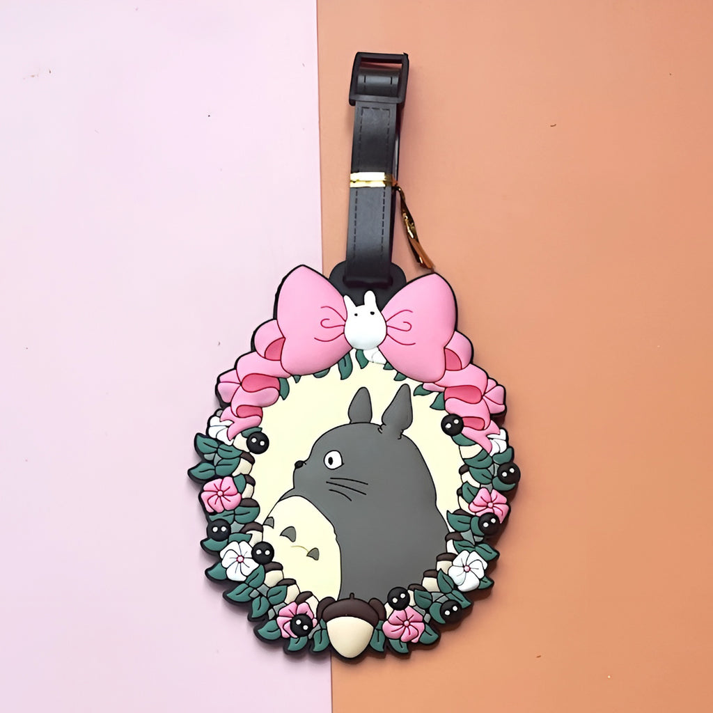 My Neighbor Totoro Travel Luggage Name Tag – Floral Frame