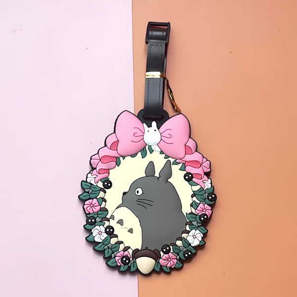 My Neighbor Totoro Travel Luggage Name Tag – Floral Frame