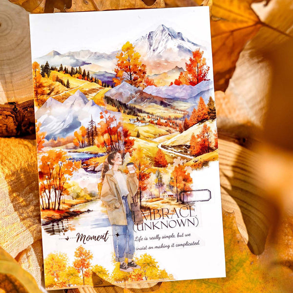 Nature in Seasons Large Clear Stickers