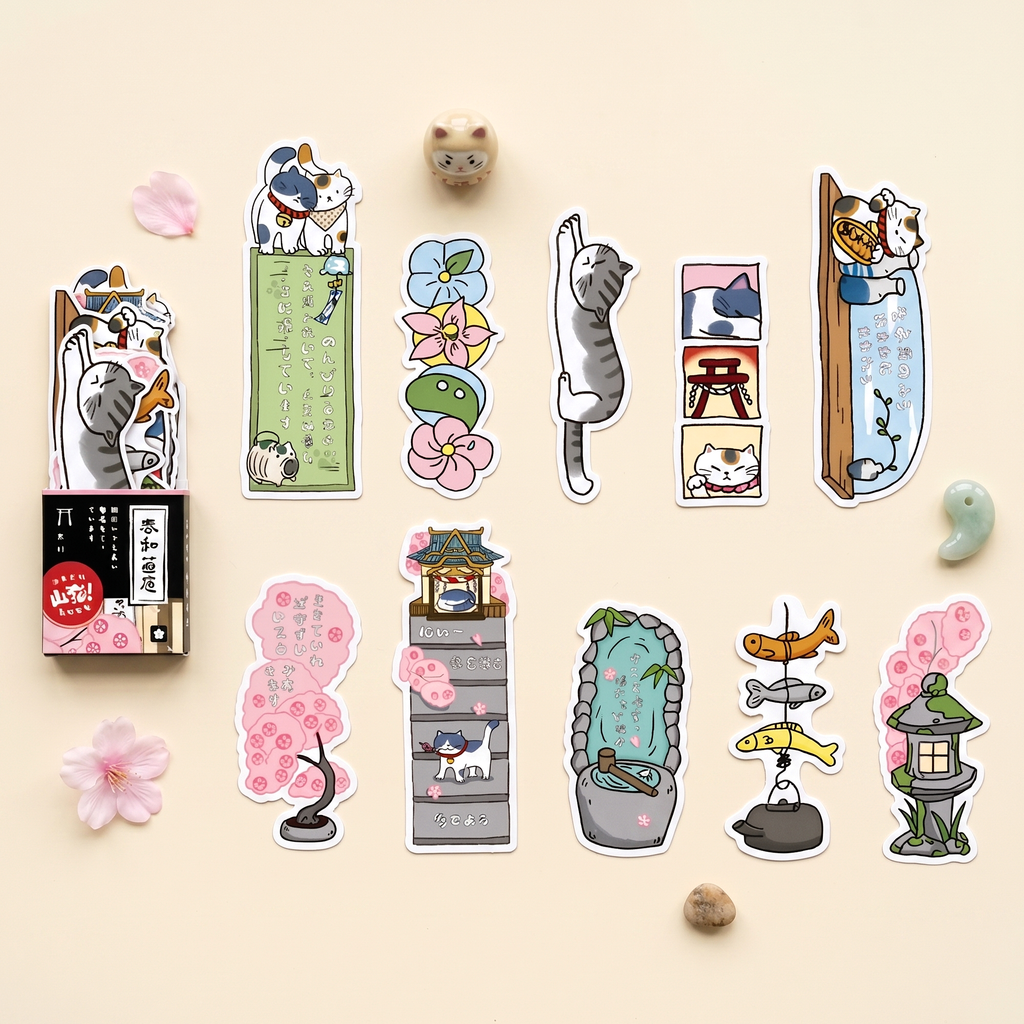 Neko Alley Bookmarks - Set of 10