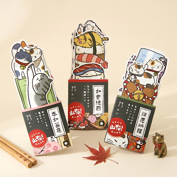 Neko Alley Bookmarks - Set of 10